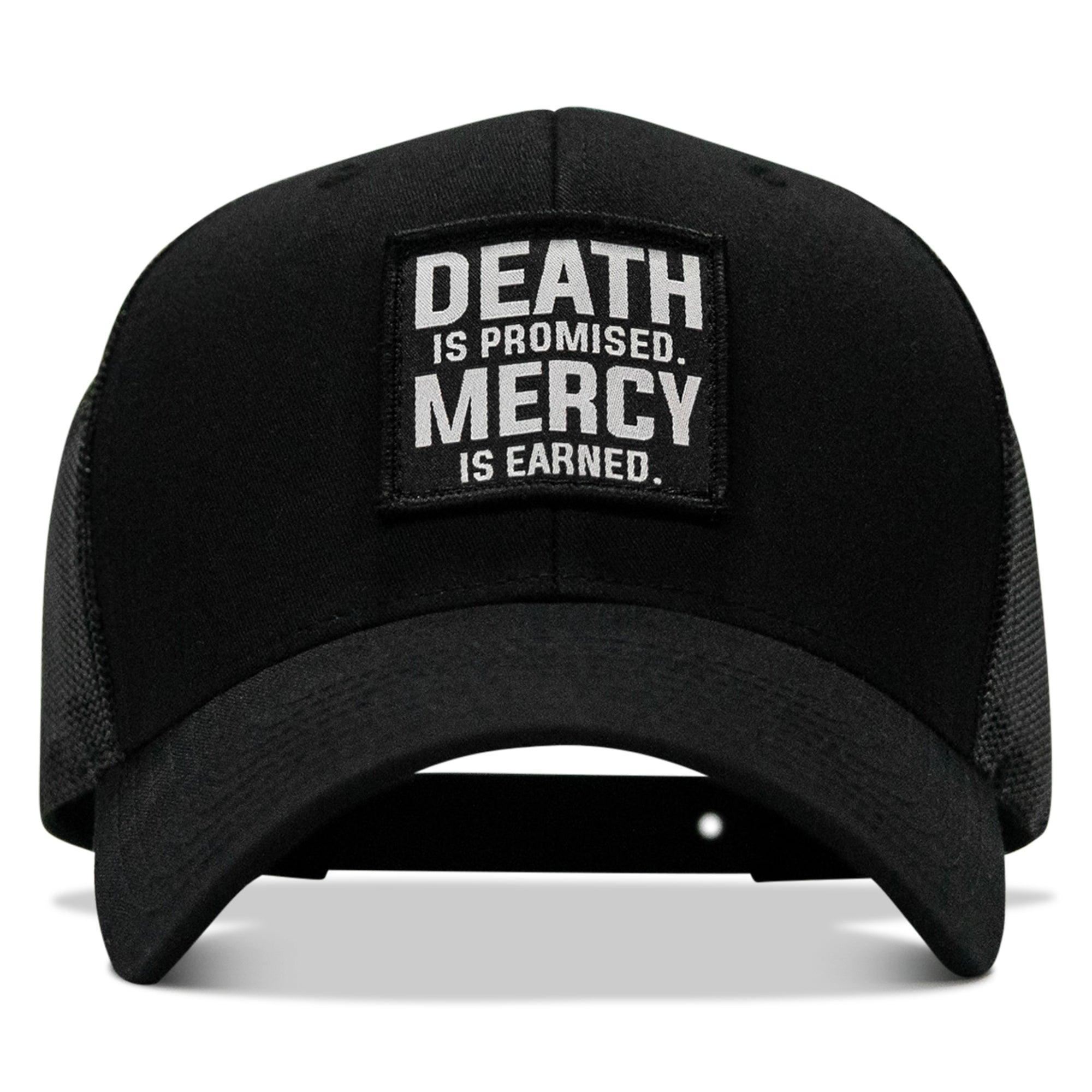 One Revolver Surfboards - Death Is Promised. Mercy Is Earned Patch Snapback Hat HEADWEAR