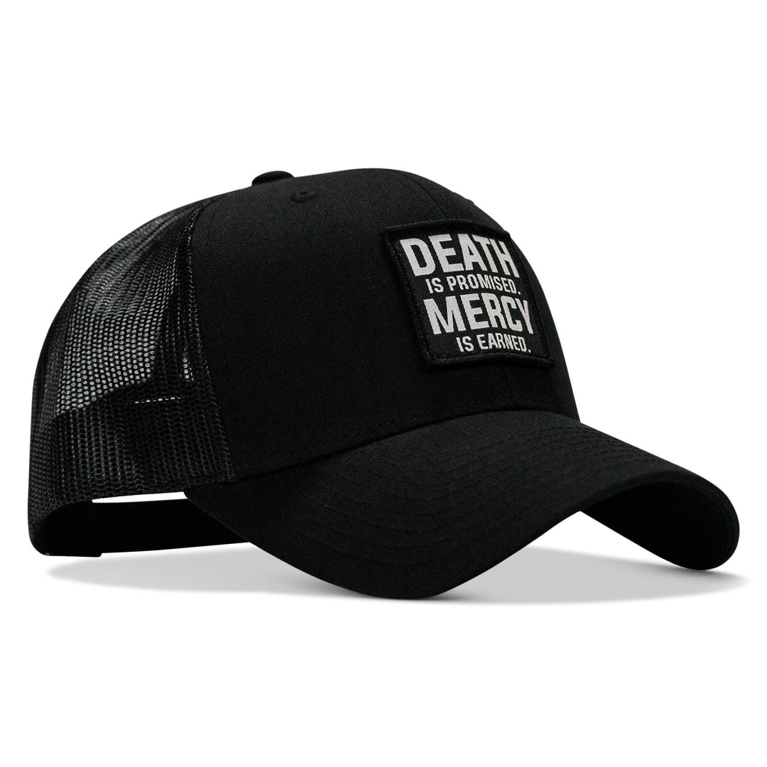 One Revolver Surfboards - Death Is Promised. Mercy Is Earned Patch Snapback Hat HEADWEAR