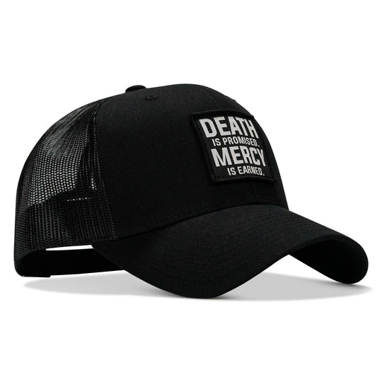 One Revolver Surfboards - Death Is Promised. Mercy Is Earned Patch Snapback Hat HEADWEAR