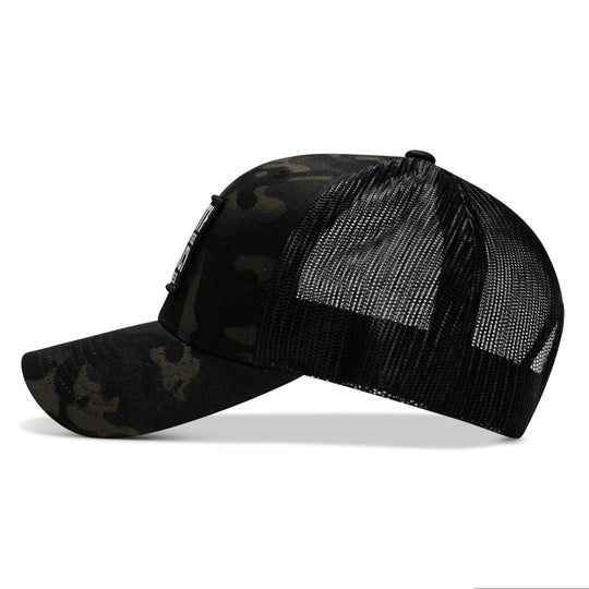 One Revolver Surfboards - Death Is Promised. Mercy Is Earned Patch Snapback Hat HEADWEAR