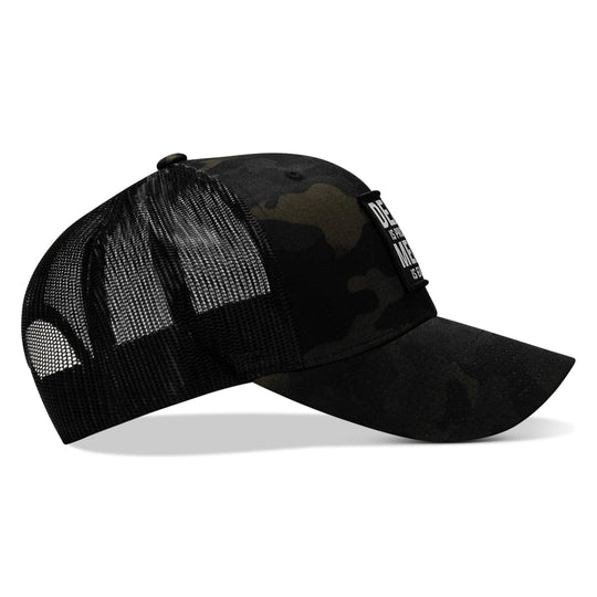 One Revolver Surfboards - Death Is Promised. Mercy Is Earned Patch Snapback Hat HEADWEAR