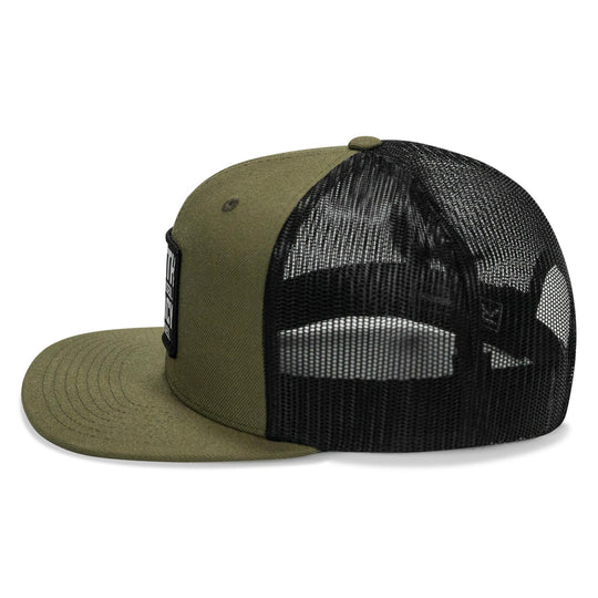 One Revolver Surfboards - Death Is Promised. Mercy Is Earned Patch Flatbill Hat HEADWEAR
