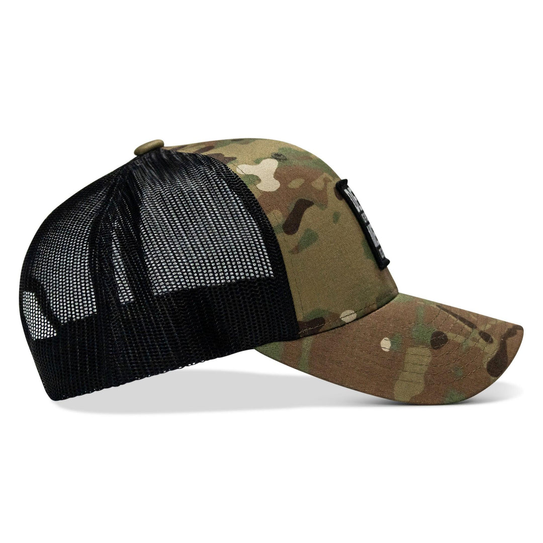 One Revolver Surfboards - Death Is Promised. Mercy Is Earned Patch Snapback Hat HEADWEAR