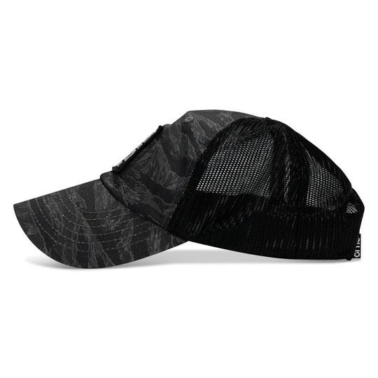One Revolver Surfboards - Death Is Promised. Mercy Is Earned Patch. Tactical Ripstop Mesh Snapback Hat HEADWEAR