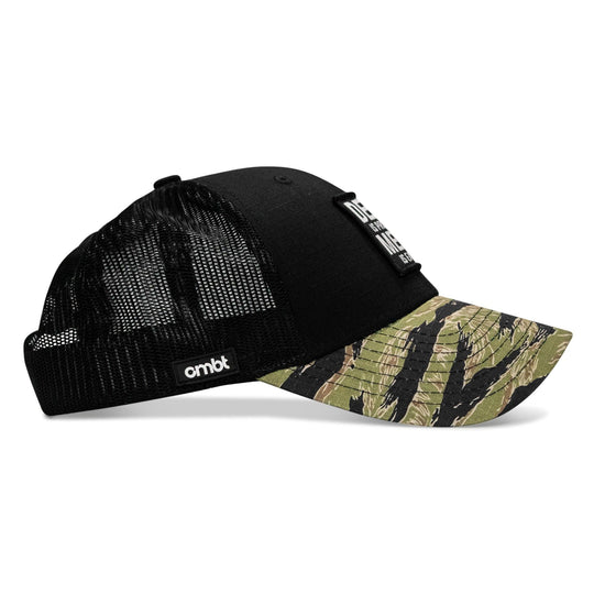 One Revolver Surfboards - Death Is Promised. Mercy Is Earned Patch Original Ripstop Snapback Hat HEADWEAR