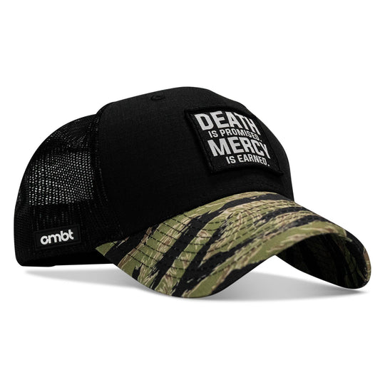 One Revolver Surfboards - Death Is Promised. Mercy Is Earned Patch Original Ripstop Snapback Hat HEADWEAR