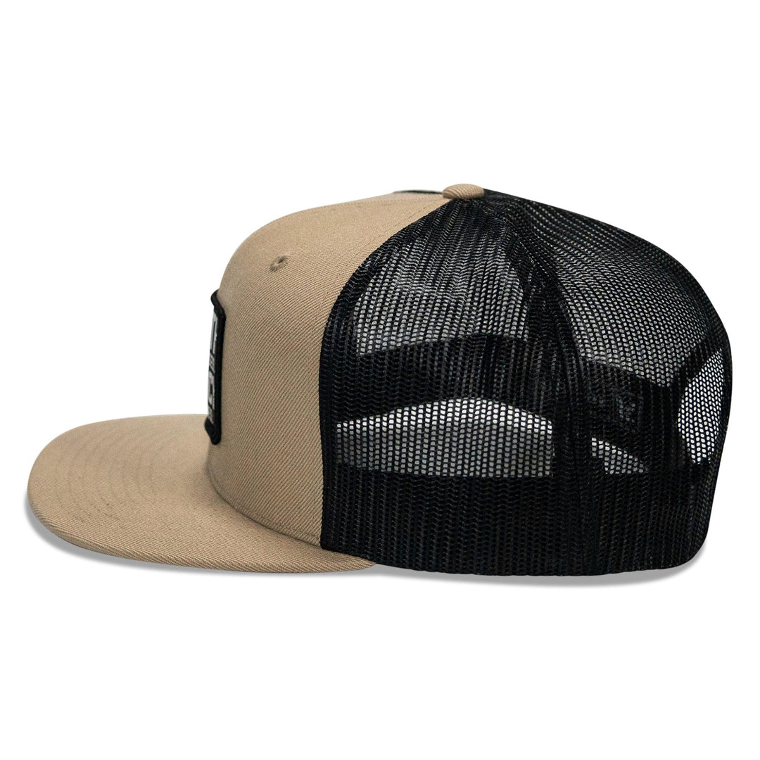 One Revolver Surfboards - Death Is Promised. Mercy Is Earned Patch Flatbill Hat HEADWEAR