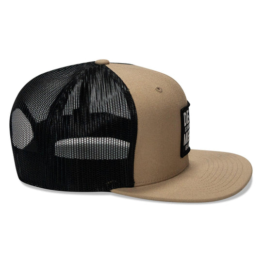 One Revolver Surfboards - Death Is Promised. Mercy Is Earned Patch Flatbill Hat HEADWEAR