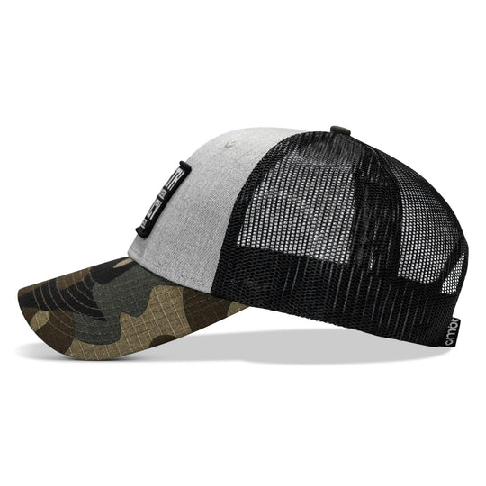 One Revolver Surfboards - Death Is Promised. Mercy Is Earned Patch Snapback Hat HEADWEAR