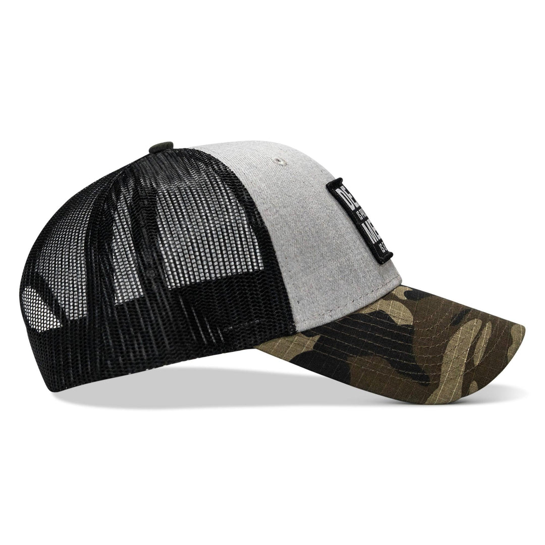 One Revolver Surfboards - Death Is Promised. Mercy Is Earned Patch Snapback Hat HEADWEAR