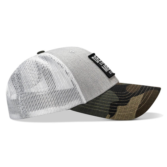 One Revolver Surfboards - Death Is Promised. Mercy Is Earned Patch Snapback Hat HEADWEAR