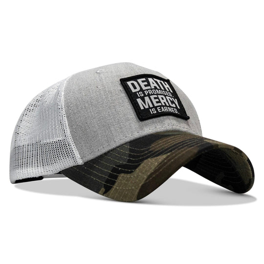 One Revolver Surfboards - Death Is Promised. Mercy Is Earned Patch Snapback Hat HEADWEAR