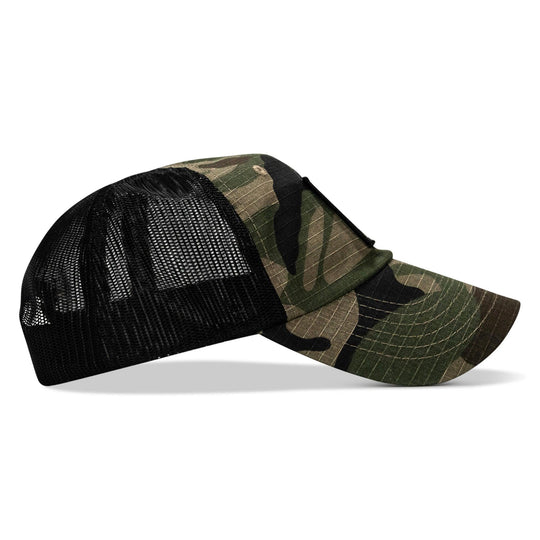 One Revolver Surfboards - Death Is Promised. Mercy Is Earned Patch. Tactical Ripstop Mesh Snapback Hat HEADWEAR