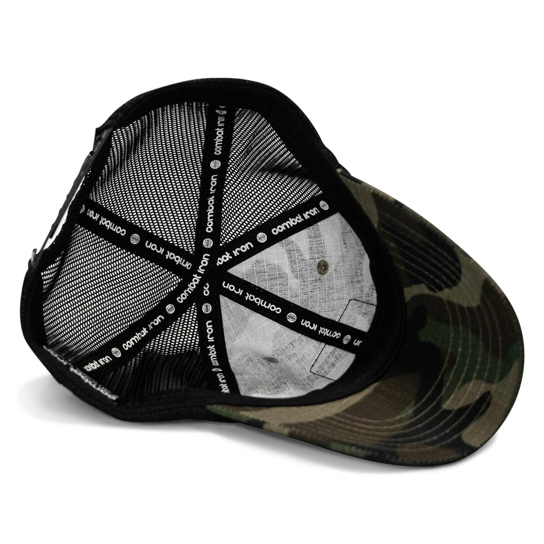 One Revolver Surfboards - Death Is Promised. Mercy Is Earned Patch. Tactical Ripstop Mesh Snapback Hat HEADWEAR