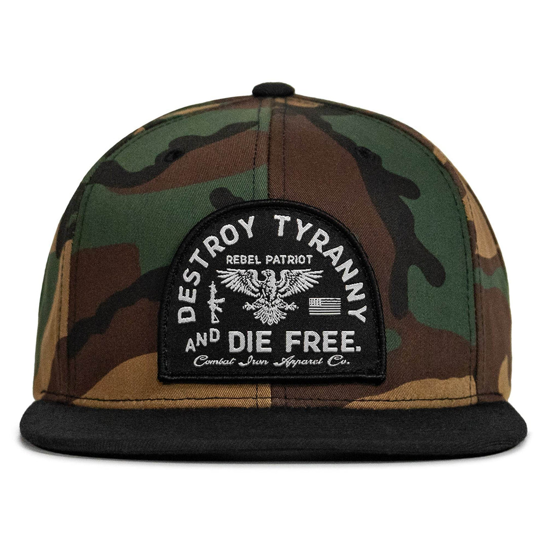 Destroy Tyranny FlatBill SnapBack Hat - One Revolver Surfboards