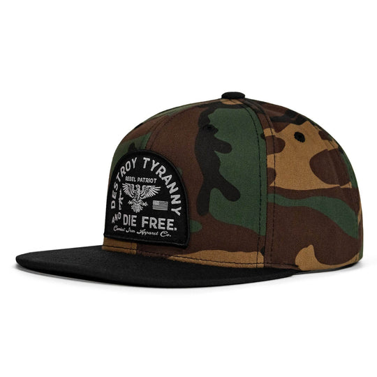 Destroy Tyranny FlatBill SnapBack Hat - One Revolver Surfboards