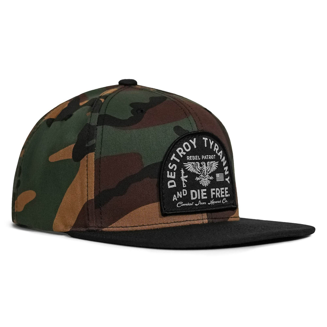 Destroy Tyranny FlatBill SnapBack Hat - One Revolver Surfboards