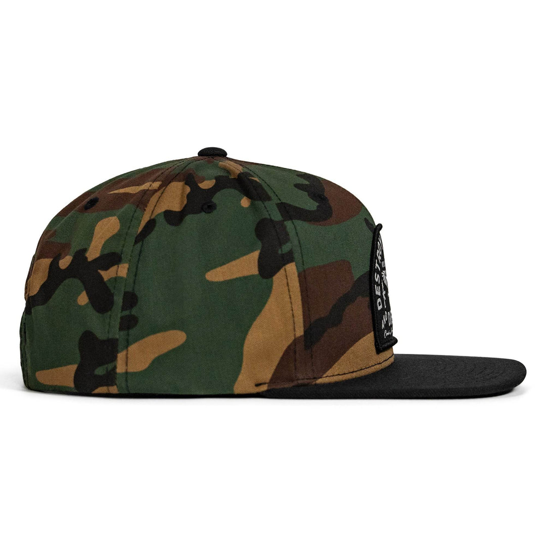 Destroy Tyranny FlatBill SnapBack Hat - One Revolver Surfboards