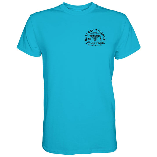 Destroy Tyranny and Die Free Men's T-Shirt - One Revolver Surfboards