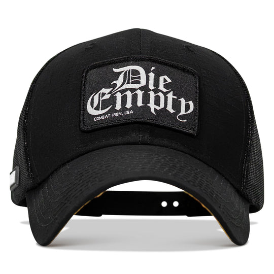 Die Empty Black Patch Original Ripstop Snapback Hat