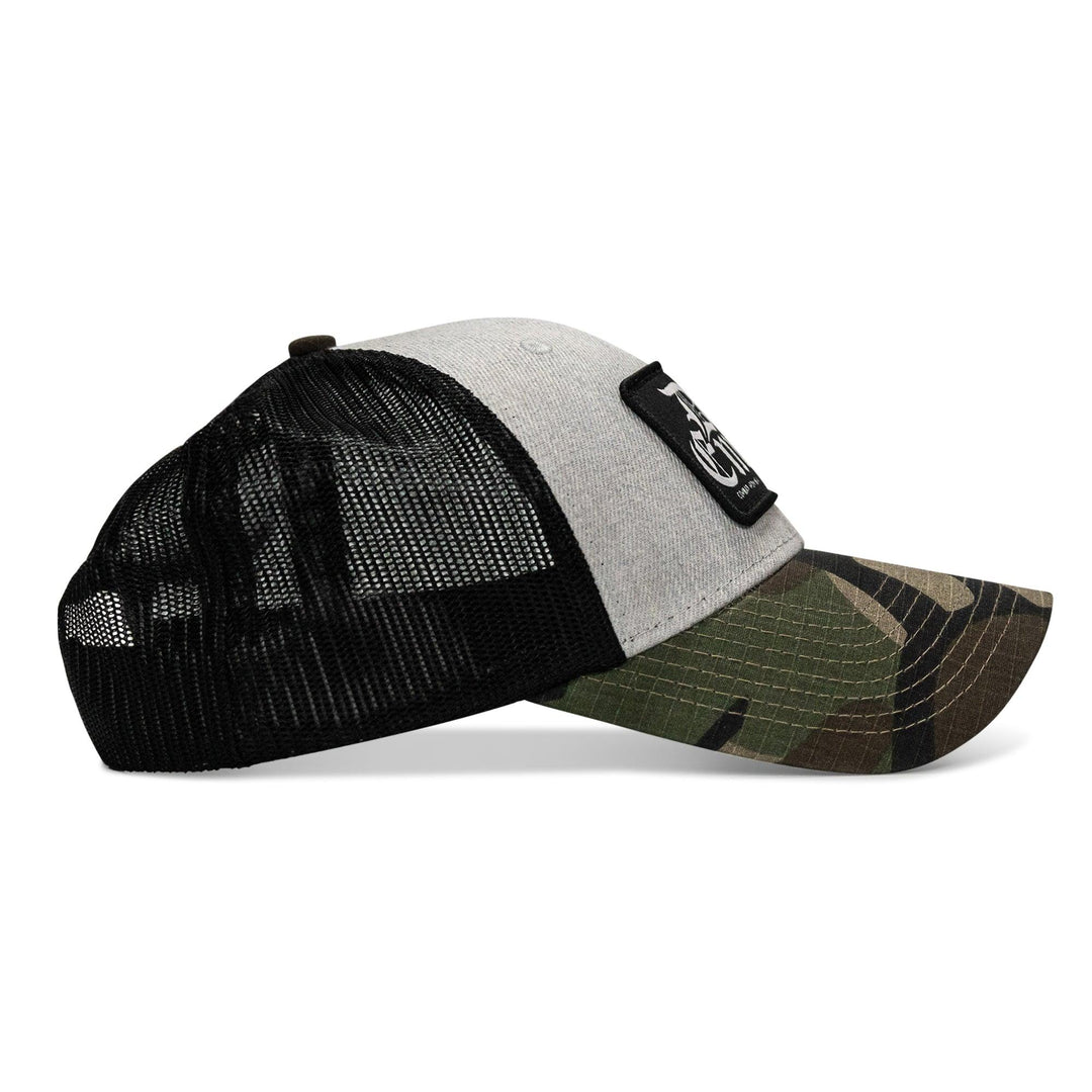 One Revolver Surfboards - Die Empty Black Patch Snapback Hat HEADWEAR