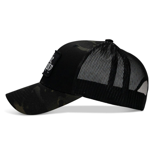 One Revolver Surfboards - Die Empty Black Patch Snapback Hat HEADWEAR