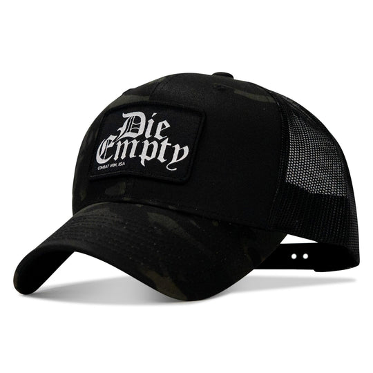 One Revolver Surfboards - Die Empty Black Patch Snapback Hat HEADWEAR