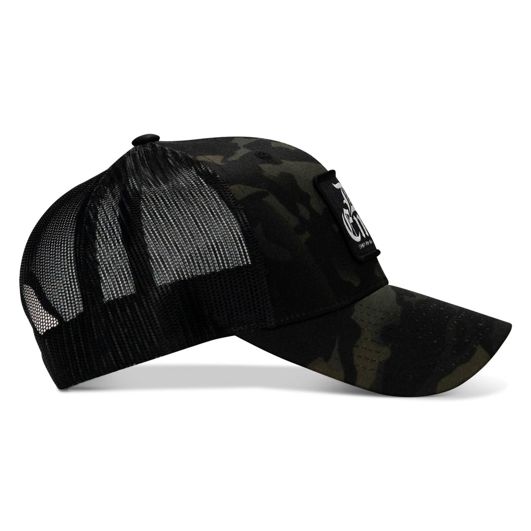 One Revolver Surfboards - Die Empty Black Patch Snapback Hat HEADWEAR