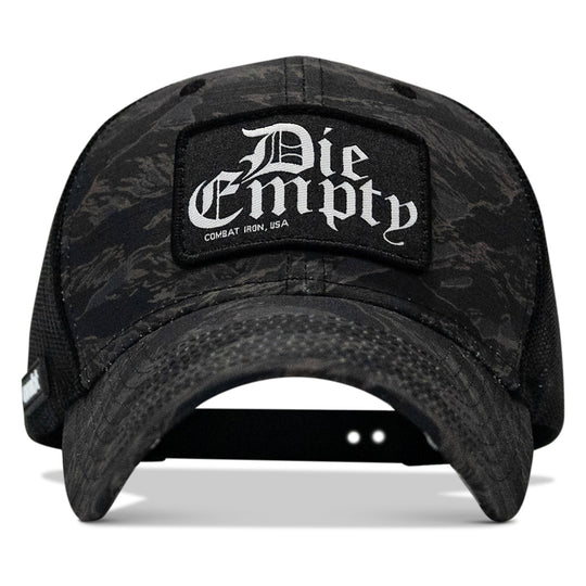 Die Empty Black Patch Original Ripstop Snapback Hat