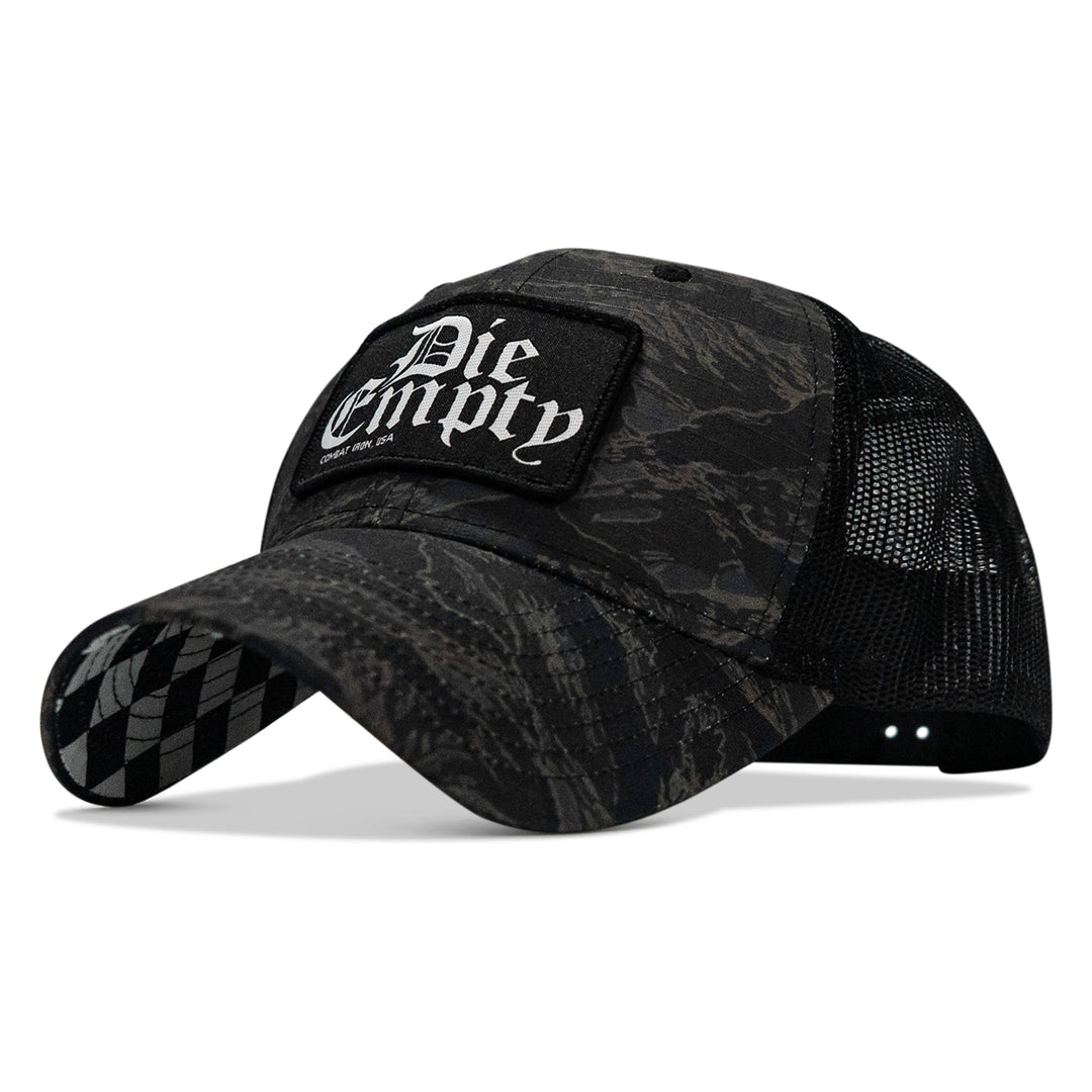 Die Empty Black Patch Original Ripstop Snapback Hat