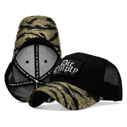 One Revolver Surfboards - Die Empty Black Patch Original Ripstop Snapback Hat HEADWEAR