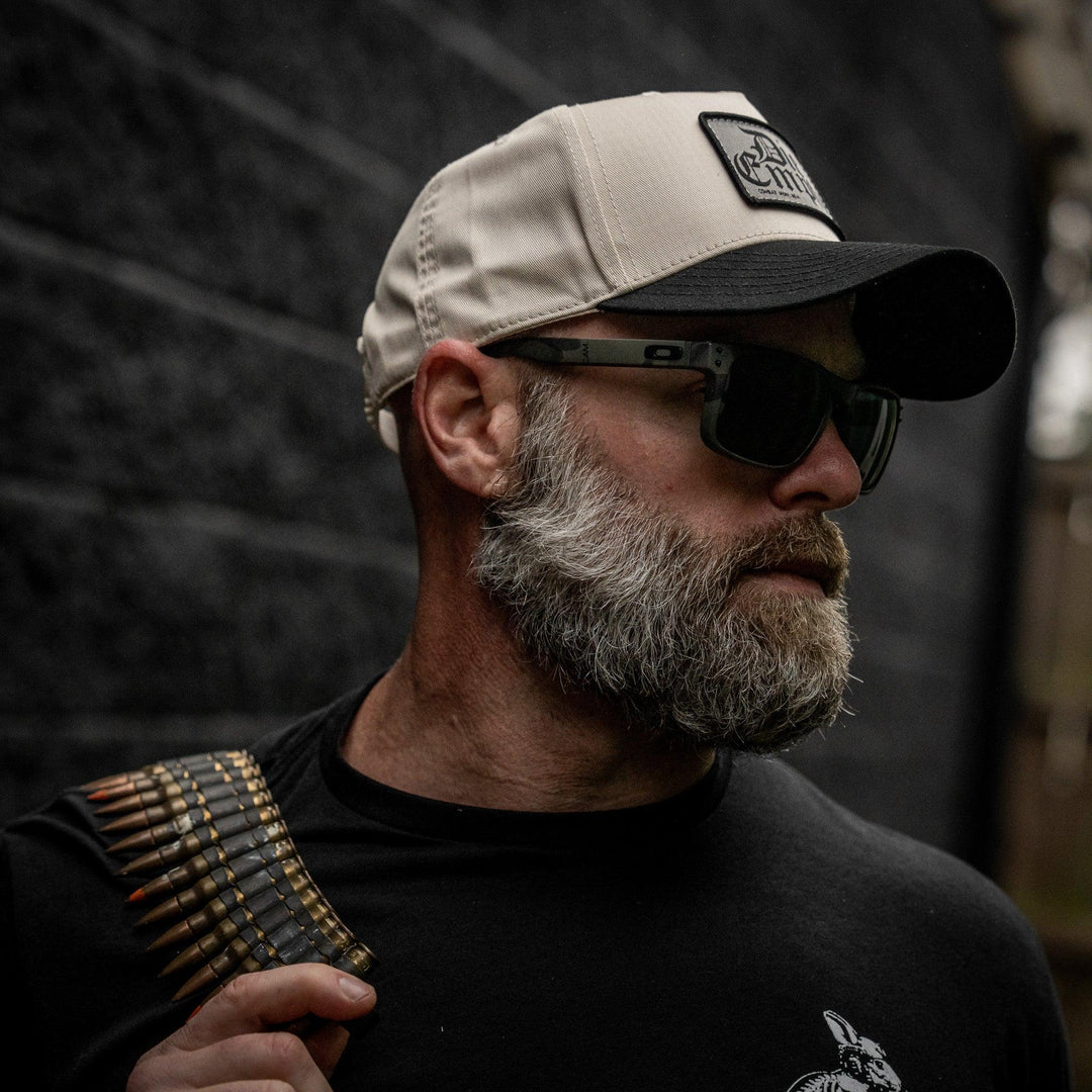 One Revolver Surfboards - Die Empty Patch. 5-Panel Workhorse Snapback Hat HEADWEAR