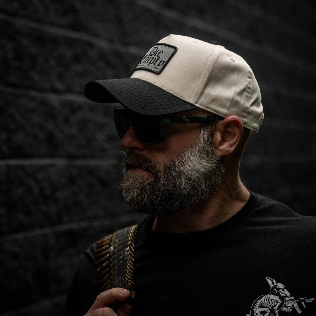 One Revolver Surfboards - Die Empty Patch. 5-Panel Workhorse Snapback Hat HEADWEAR