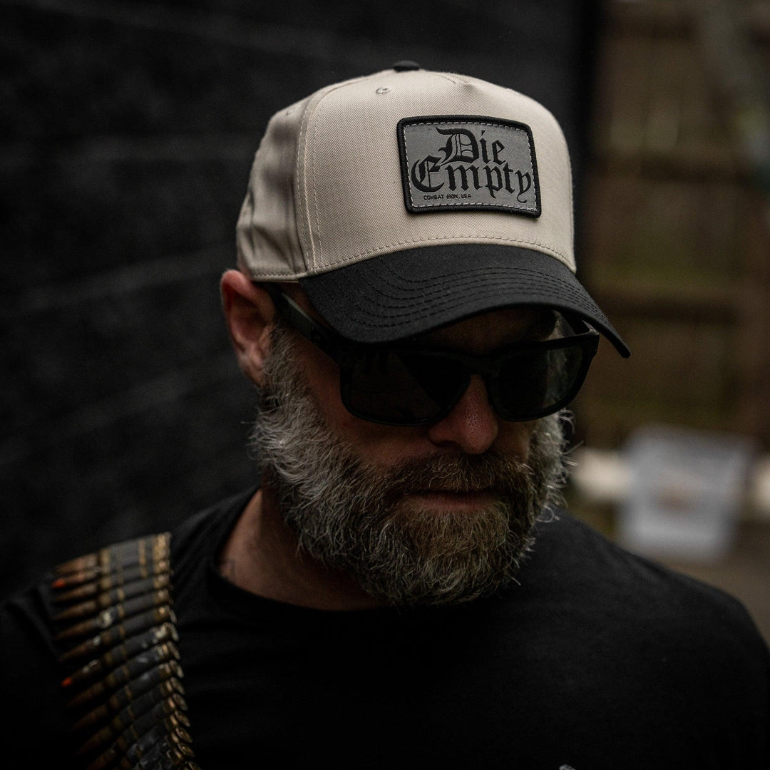 One Revolver Surfboards - Die Empty Patch. 5-Panel Workhorse Snapback Hat HEADWEAR