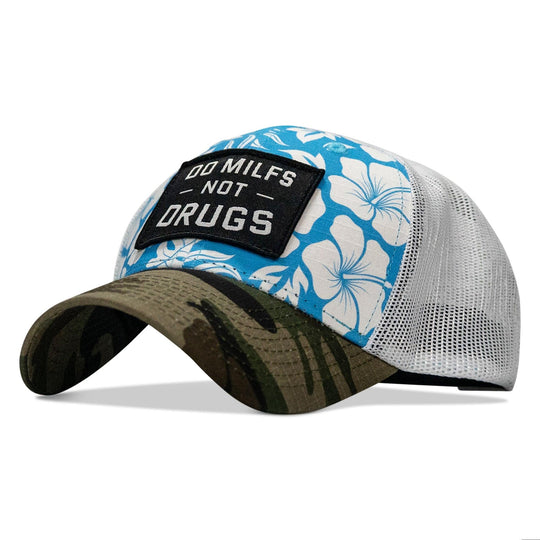 One Revolver Surfboards - Do MILFS. Not Drugs Patch Original Ripstop Snapback Hat HEADWEAR