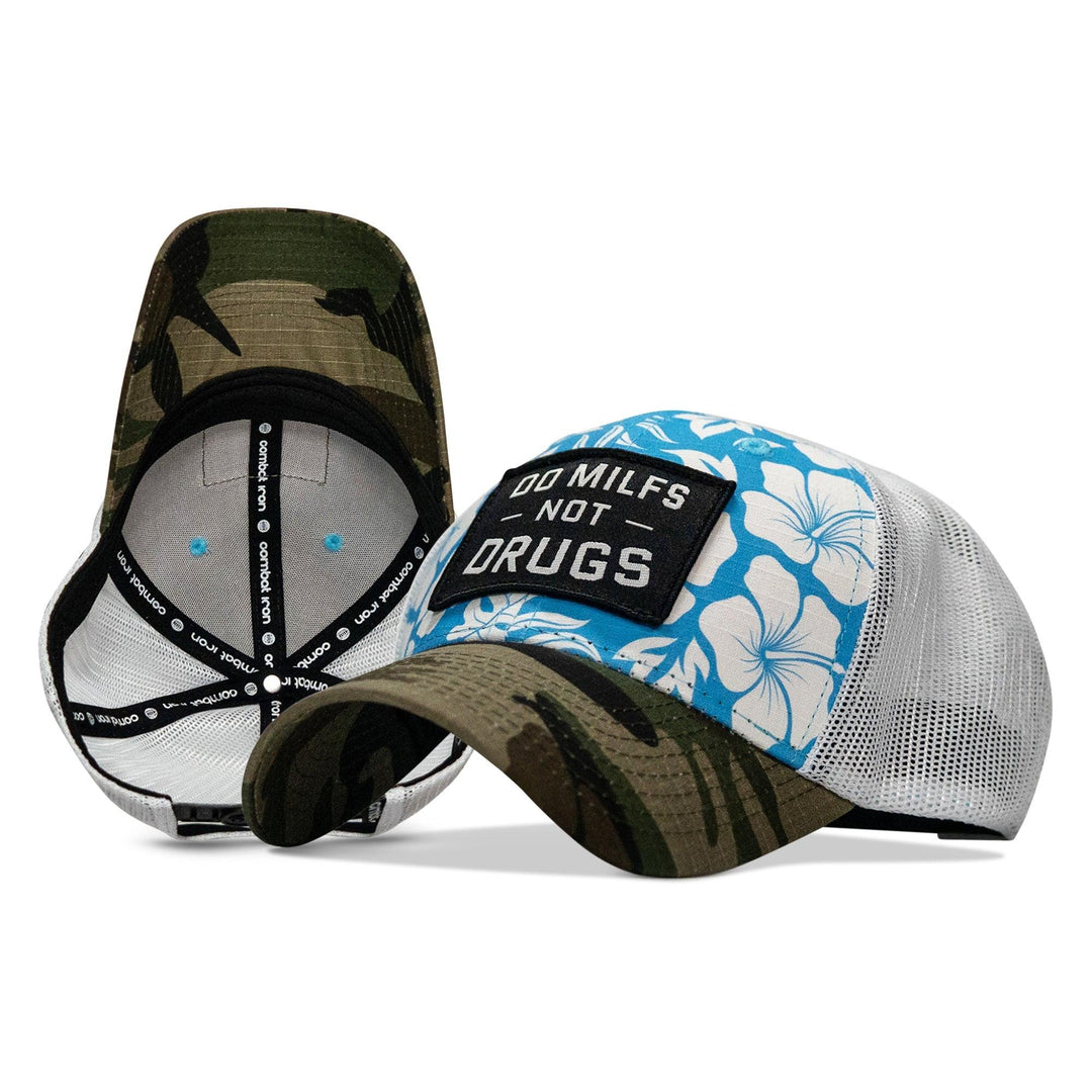 One Revolver Surfboards - Do MILFS. Not Drugs Patch Original Ripstop Snapback Hat HEADWEAR