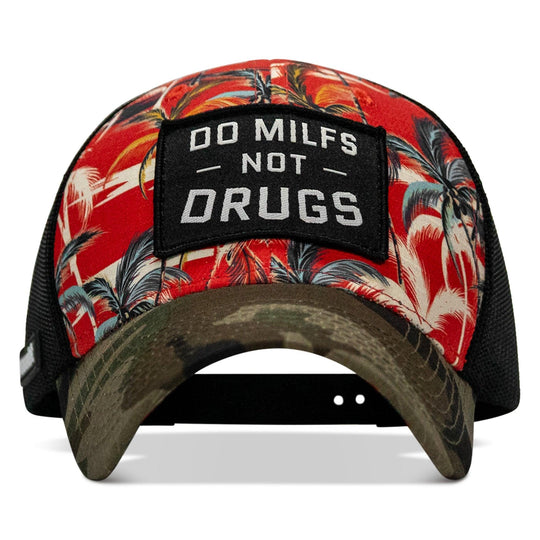 One Revolver Surfboards - Do MILFS. Not Drugs Patch Original Ripstop Snapback Hat HEADWEAR