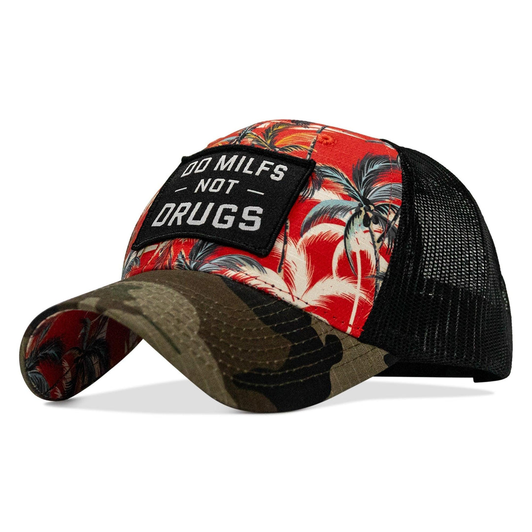 One Revolver Surfboards - Do MILFS. Not Drugs Patch Original Ripstop Snapback Hat HEADWEAR