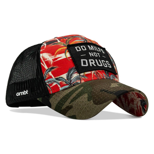One Revolver Surfboards - Do MILFS. Not Drugs Patch Original Ripstop Snapback Hat HEADWEAR
