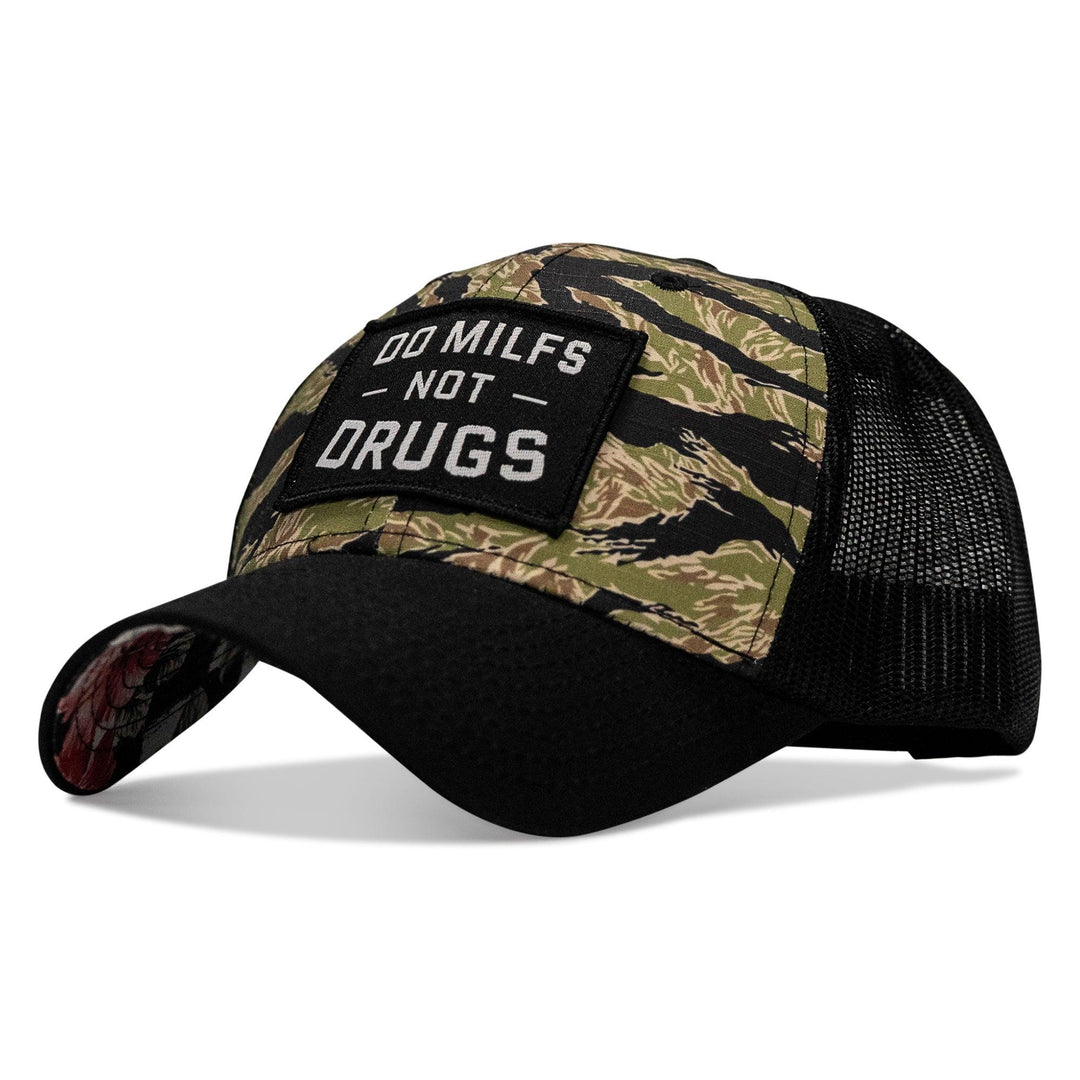 One Revolver Surfboards - Do MILFS. Not Drugs Patch Original Ripstop Snapback Hat HEADWEAR