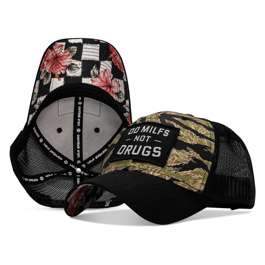 One Revolver Surfboards - Do MILFS. Not Drugs Patch Original Ripstop Snapback Hat HEADWEAR