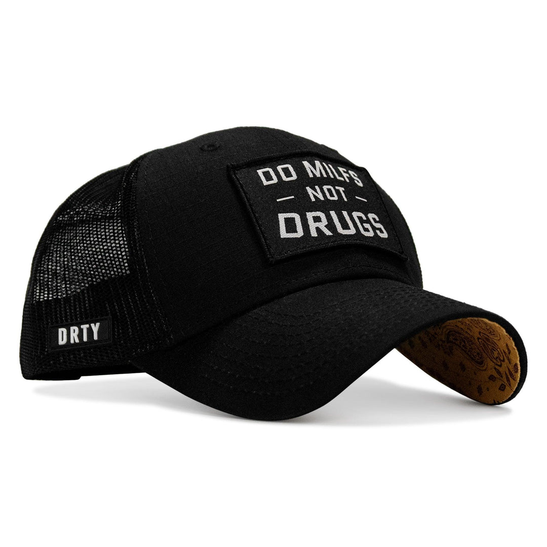 One Revolver Surfboards - Do MILFS. Not Drugs Patch Original Ripstop Snapback Hat HEADWEAR