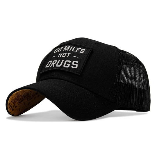 One Revolver Surfboards - Do MILFS. Not Drugs Patch Original Ripstop Snapback Hat HEADWEAR