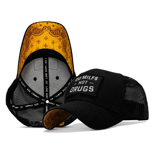 One Revolver Surfboards - Do MILFS. Not Drugs Patch Original Ripstop Snapback Hat HEADWEAR