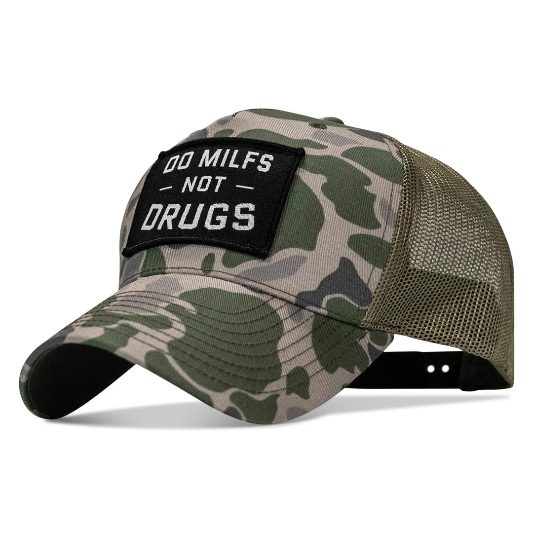 One Revolver Surfboards - Do Milfs. Not Drugs. Patch Snapback HAT HEADWEAR