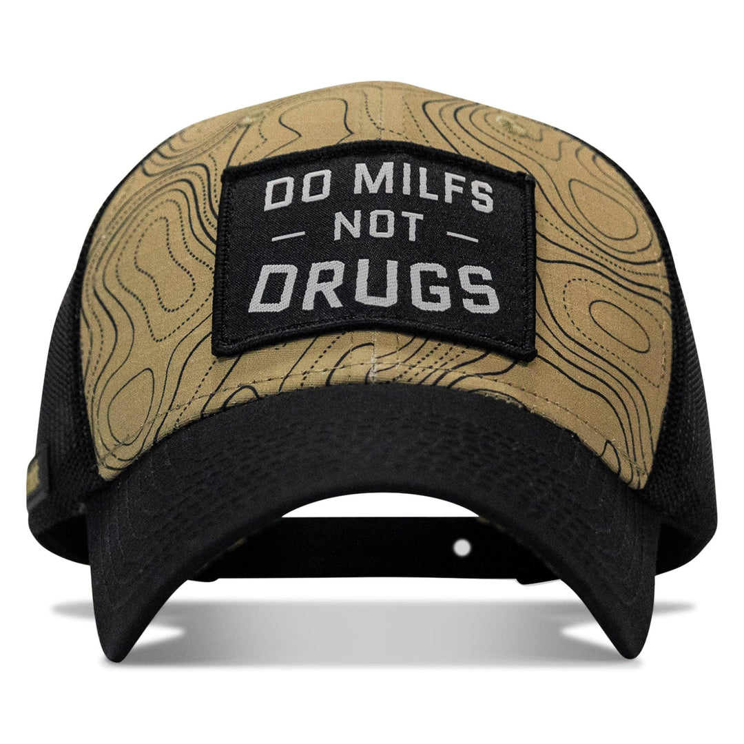 One Revolver Surfboards - Do MILFS. Not Drugs Patch Original Ripstop Snapback Hat HEADWEAR