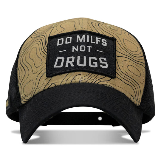 One Revolver Surfboards - Do MILFS. Not Drugs Patch Original Ripstop Snapback Hat HEADWEAR