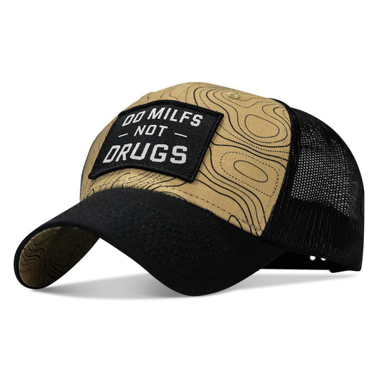 One Revolver Surfboards - Do MILFS. Not Drugs Patch Original Ripstop Snapback Hat HEADWEAR