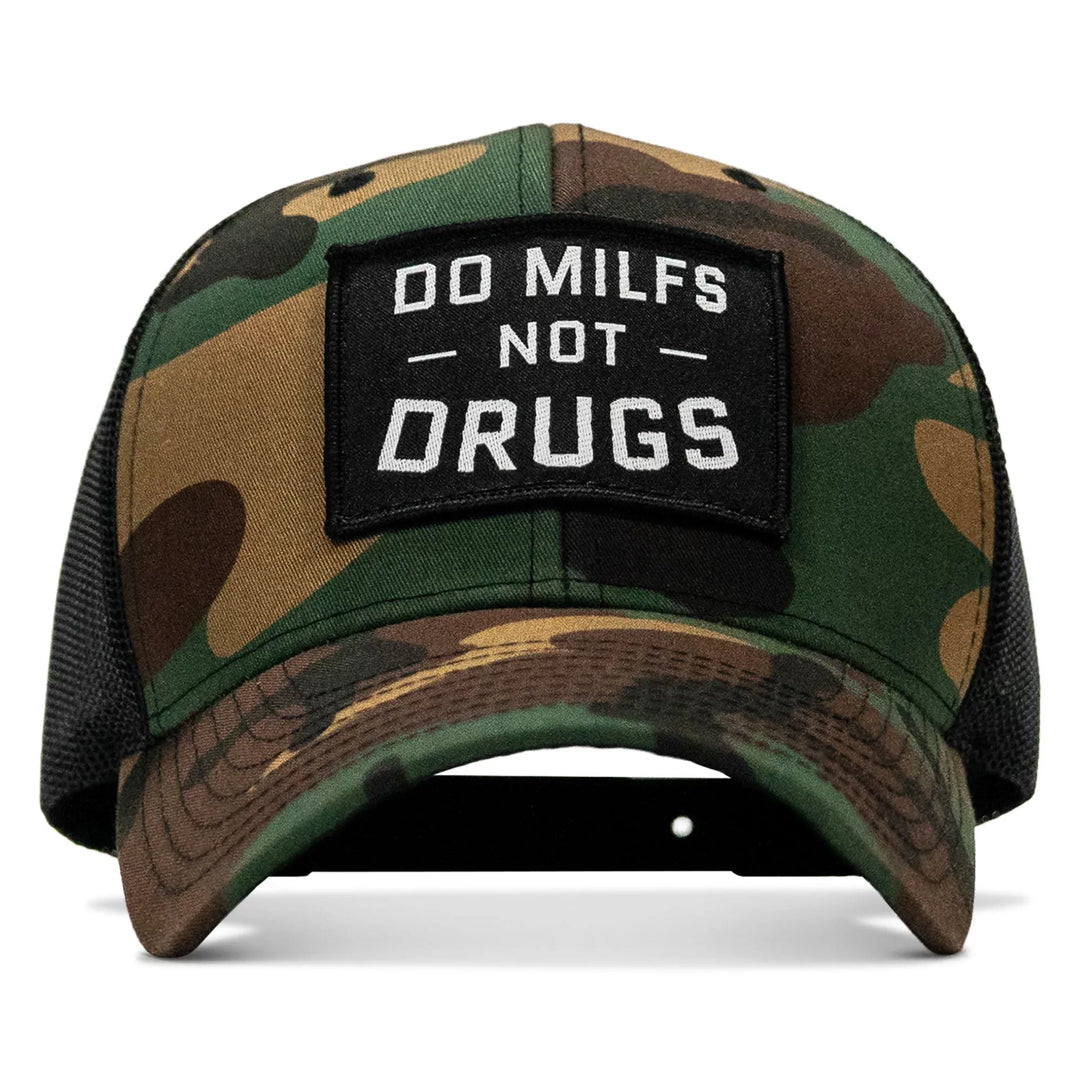 One Revolver Surfboards - Do Milfs. Not Drugs. Patch Snapback HAT HEADWEAR