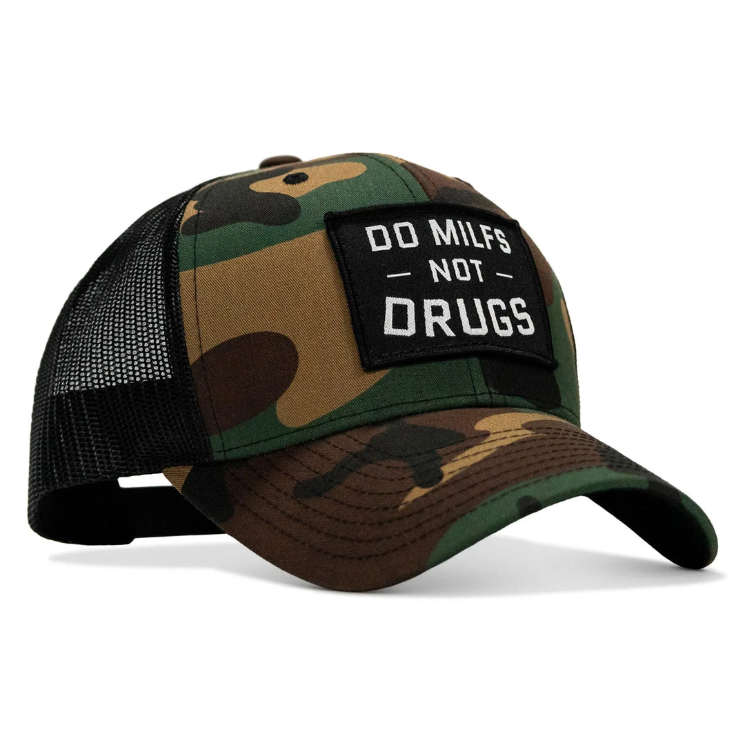 One Revolver Surfboards - Do Milfs. Not Drugs. Patch Snapback HAT HEADWEAR